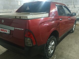 2007 SsangYong Actyon Sports I, красный, 600000 рублей, вид 3