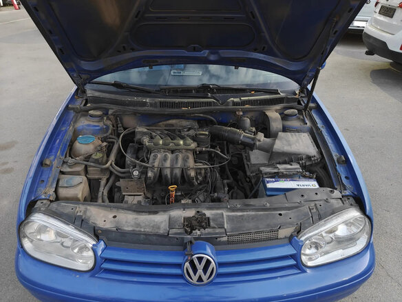 1998 Volkswagen Golf IV, голубой, 238000 рублей - вид 9