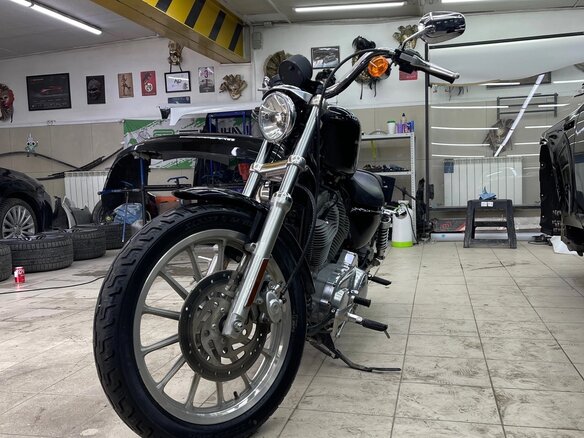 2007 Harley-Davidson Sportster 883, чёрный, 700000 рублей - вид 3