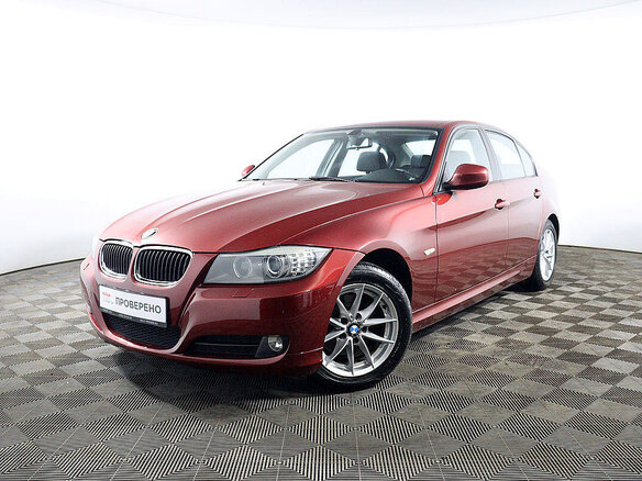2011 BMW 3 серии 318i V (E90/E91/E92/E93) Рестайлинг, красный