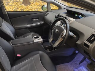 2012 Toyota Prius Alpha I (ZVW40/41), голубой, 1150000 рублей, вид 3