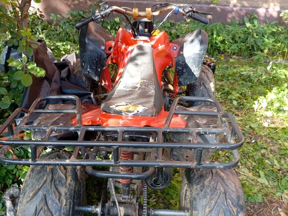 2009 Irbis ATV 150U, красный, 55000 рублей - вид 2