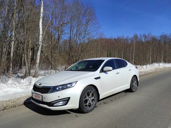 2013 Kia Optima III Рестайлинг, белый, 2500000 рублей - вид 2