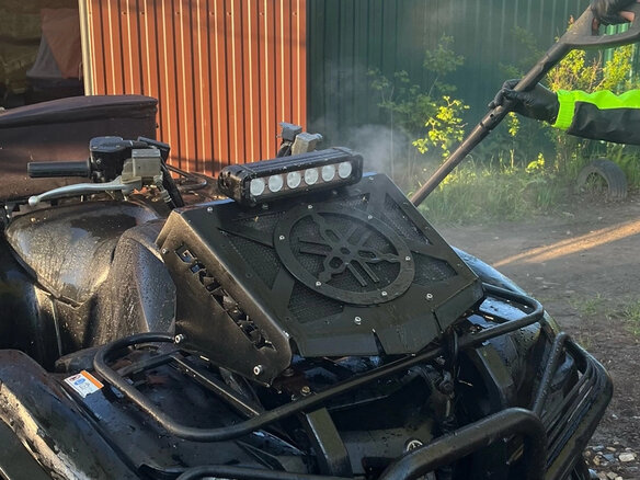 2014 Yamaha Grizzly 700, чёрный, 950000 рублей - вид 1