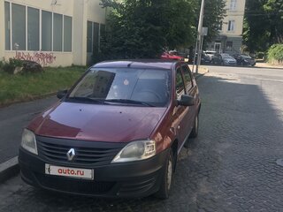 2011 Renault Logan I Рестайлинг, красный, 465000 рублей, вид 1