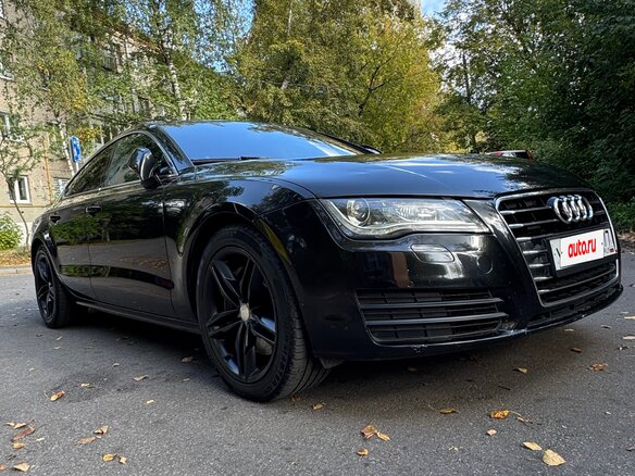 2011 Audi A7 I (4G), чёрный, 1700000 рублей - вид 2