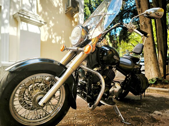 2004 Yamaha XVS400 Drag Star, чёрный, 450000 рублей - вид 14