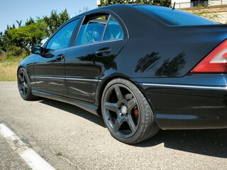2004 Mercedes-Benz C-Класс 180 II (W203) Рестайлинг, синий, 850000 рублей, вид 5
