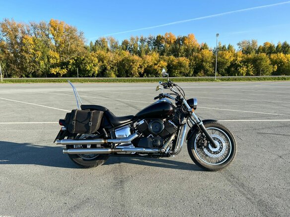 2005 Yamaha XVS1100, чёрный, 600000 рублей - вид 12