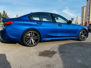 2019 BMW 3 серии 320d VII (G2x), синий, 4300000 рублей, вид 4