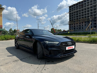 2018 Audi A7 55 TFSI II (4K), синий, 5500000 рублей, вид 3