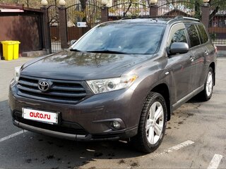 2013 Toyota Highlander II (XU40) Рестайлинг, серый, 2400000 рублей, вид 1