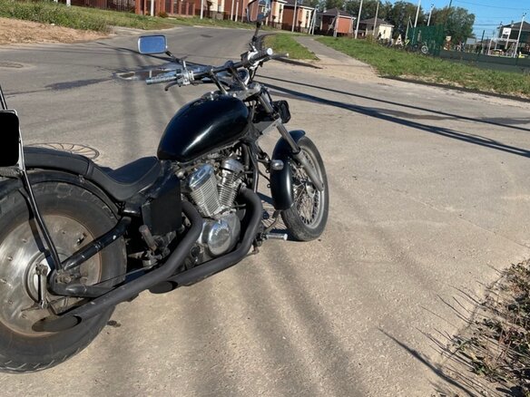 1996 Honda Steed 400, чёрный, 200000 рублей - вид 9