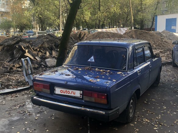 2005 Lada (ВАЗ) 2107, синий - вид 3