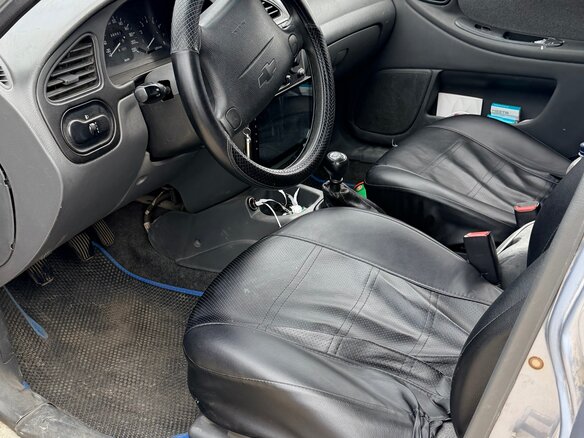 2007 Chevrolet Lanos I, серебристый, 155000 рублей - вид 4