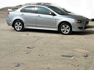 2008 Mitsubishi Lancer X, серебристый, 800000 рублей, вид 5