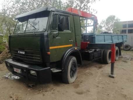 1997 КамАЗ 53212, зелёный, 2600000 рублей, вид 1