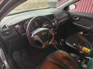 2016 Kia Rio III Рестайлинг, серый, 899000 рублей, вид 4