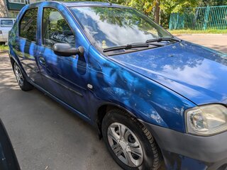 2009 Renault Logan I, синий, 400000 рублей, вид 3