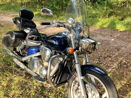 2007 Honda VTX 1300, синий, 700000 рублей, вид 2