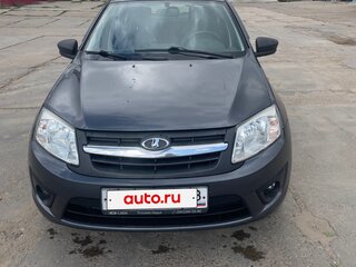 2015 Lada (ВАЗ) Granta I, серый, 485000 рублей, вид 1