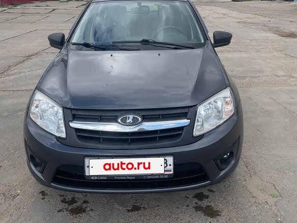 2015 Lada (ВАЗ) Granta I, серый, 485000 рублей