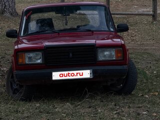 2004 Lada (ВАЗ) 2107, пурпурный, 190000 рублей, вид 2