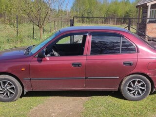 2006 Hyundai Accent ТагАЗ II, красный, 450000 рублей, вид 2