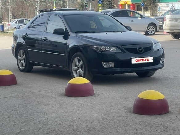 2006 Mazda 6 I (GG) Рестайлинг, чёрный, 800000 рублей - вид 1