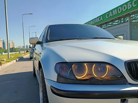 2002 BMW 3 серии 330xd IV (E46) Рестайлинг, серебристый, 1000000 рублей - вид 13
