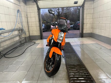 2007 Kawasaki ER-6N, оранжевый, 299999 рублей, вид 4