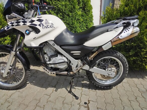 2000 BMW F 650 GS, белый - вид 1