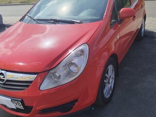 2007 Opel Corsa D, красный, 590000 рублей, вид 1