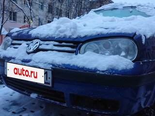 2002 Volkswagen Golf IV, синий, 170000 рублей, вид 2