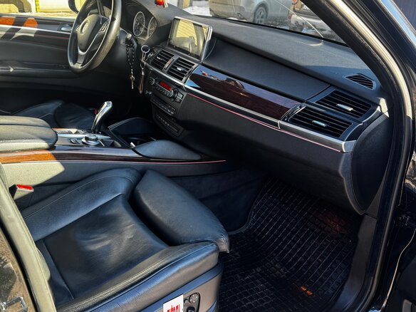 2008 BMW X6 35i 6-speed I (E71), чёрный, 2500000 рублей - вид 9