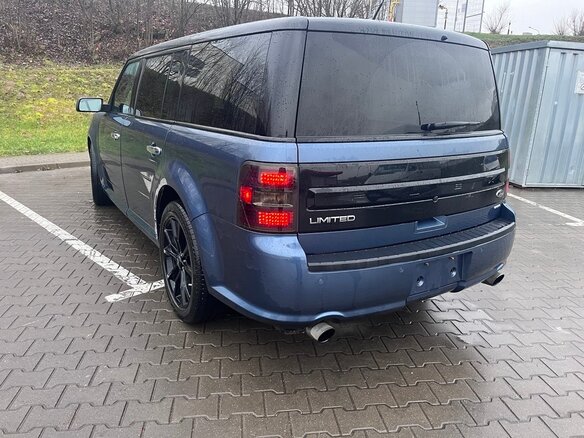 2019 Ford Flex I Рестайлинг, синий, 1600000 рублей - вид 5