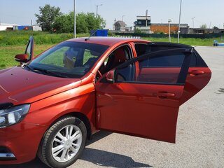 2016 Lada (ВАЗ) Vesta I, красный, 950000 рублей, вид 3