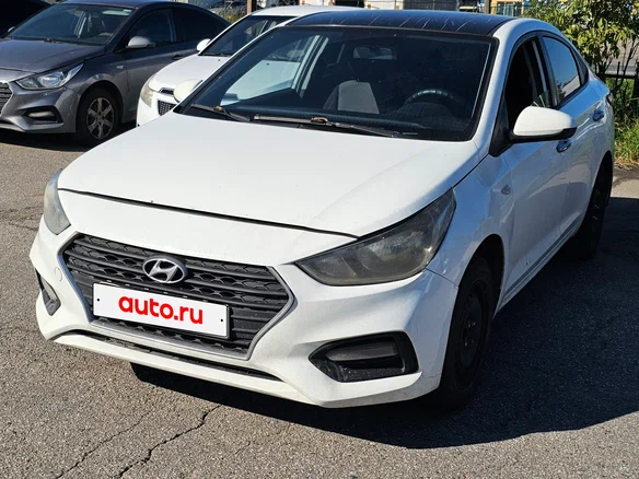 2017 Hyundai Solaris II, белый, 530000 рублей