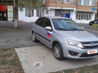 2017 Lada (ВАЗ) Granta I, серебристый, 500000 рублей, вид 2