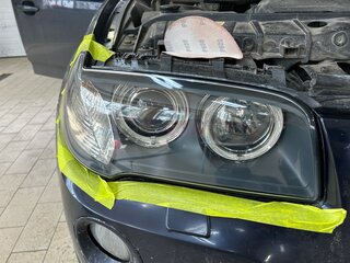 2008 BMW X3 30d I (E83) Рестайлинг, синий, 1500000 рублей, вид 4