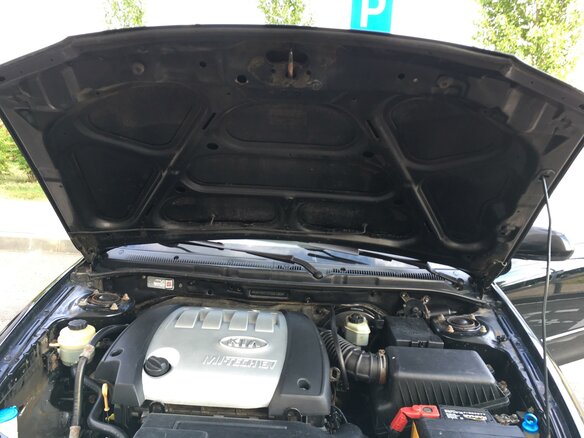 2007 Kia Spectra I Рестайлинг 2, чёрный - вид 12
