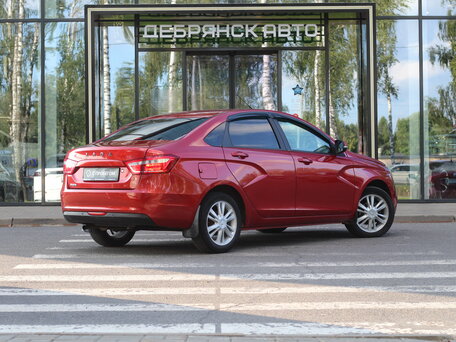 2016 Lada (ВАЗ) Vesta I, красный, 695000 рублей, вид 4