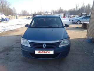 2010 Renault Logan I Рестайлинг, синий, 475000 рублей, вид 1