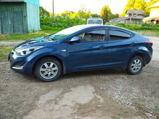 2014 Hyundai Elantra V (MD) Рестайлинг, синий, 1000000 рублей, вид 5