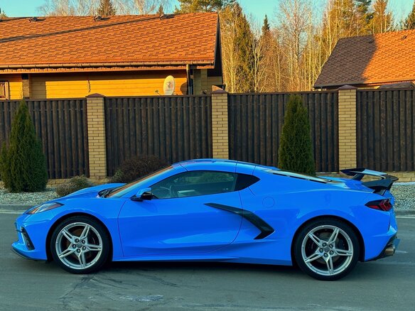 2020 Chevrolet Corvette Stingray C8, синий, 10200000 рублей - вид 10
