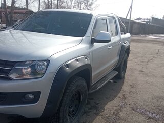 2015 Volkswagen Amarok Double Cab full-time I, серебристый, 2100000 рублей, вид 1