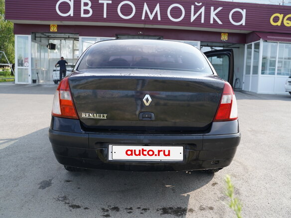 2007 Renault Symbol I Рестайлинг 2, чёрный, 360000 рублей - вид 5