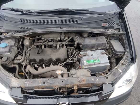 2005 Hyundai Getz I, чёрный, 270000 рублей - вид 11
