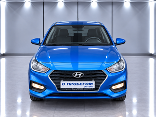 2019 Hyundai Solaris II, синий, 1415000 рублей, вид 2