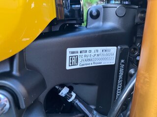 2016 Yamaha XSR900, жёлтый, 800000 рублей, вид 4
